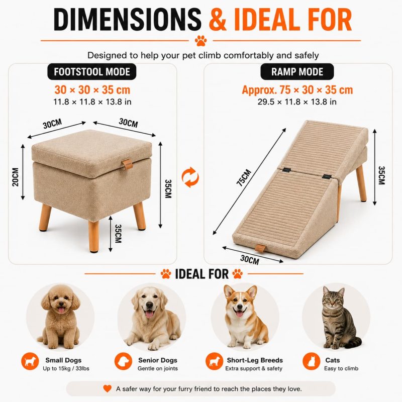 Easy Climb Dog Ramp & Footstool