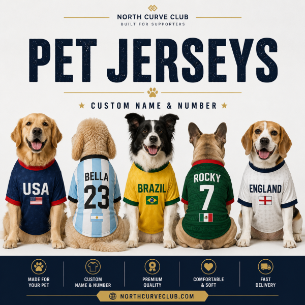 Custom Football Pet Jerseys