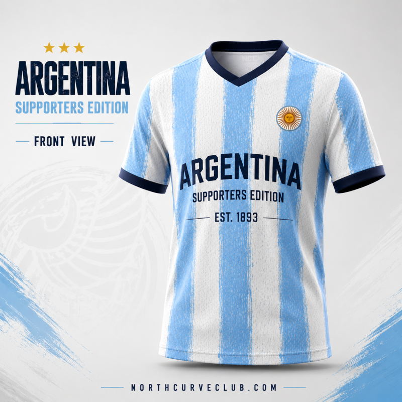 Argentina Supporters Edition Custom Jersey – EST. 1893
