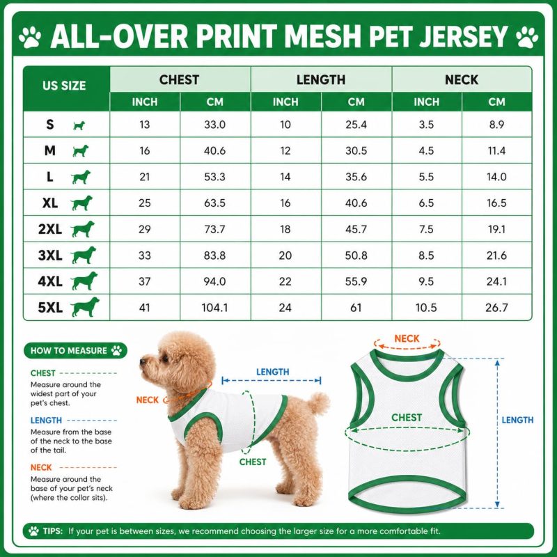 Custom Football Pet Jerseys