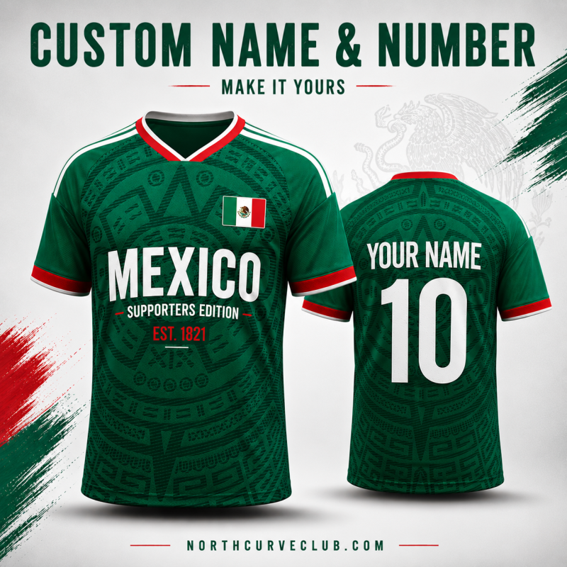 Mexico Supporters Edition Custom Jersey – EST. 1821