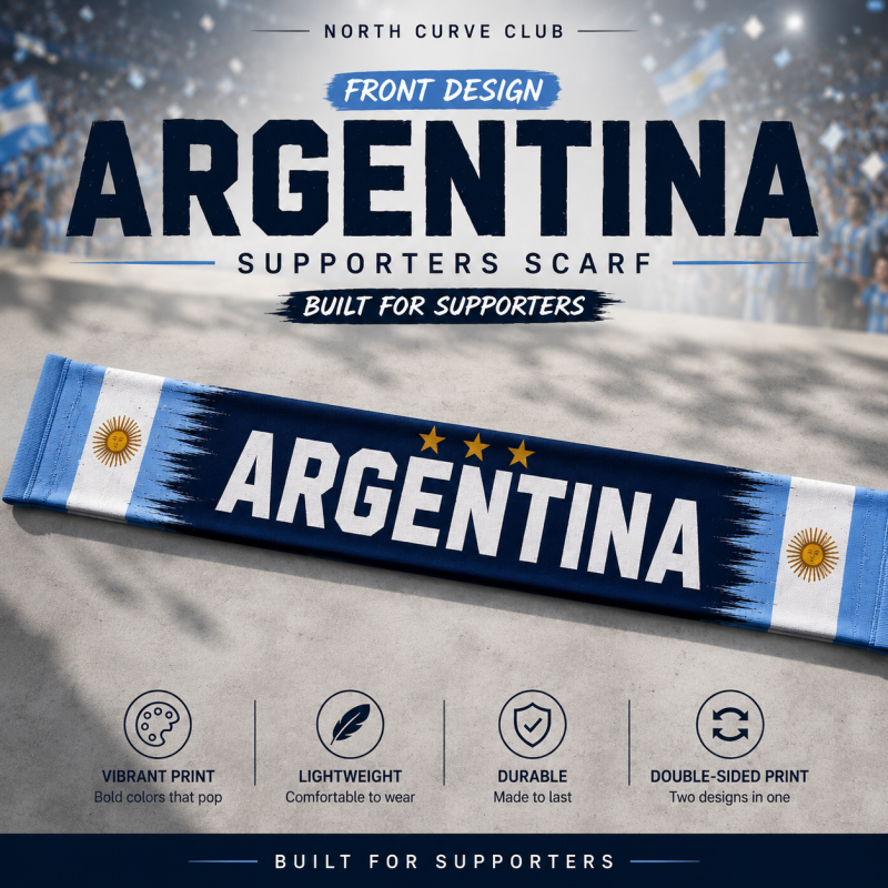 Argentina Custom Supporters Scarf